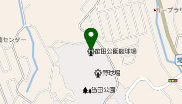 笛田公園庭球場の地図画像