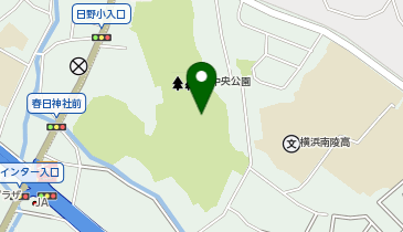 日野中央公園テニスコートの地図画像