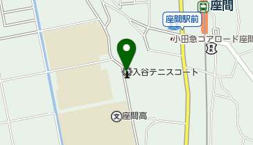 入谷テニスコートの地図画像
