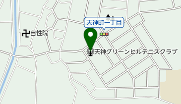 天神グリーンヒルテニスクラブの地図画像