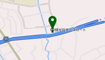 緑が丘テニスコートの地図画像