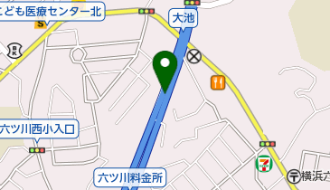 六ツ川スポーツ会館テニスコートの地図画像