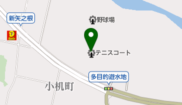 新横浜公園テニスコートの地図画像