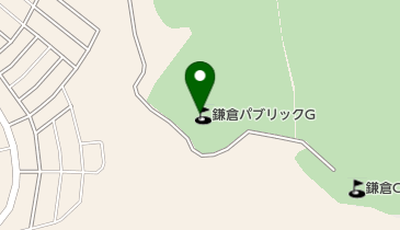 鎌倉パブリックゴルフ場の地図画像