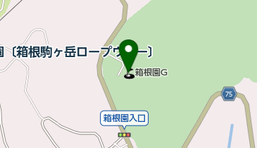 箱根園ゴルフ場の地図画像