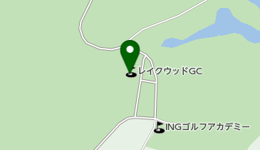 レイクウッドゴルフクラブの地図画像