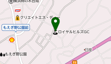 ロイヤルヒルズゴルフクラブの地図画像