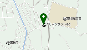 グリーンタウンゴルフクラブの地図画像