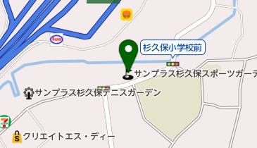 サンプラス杉久保スポーツガーデンの地図画像