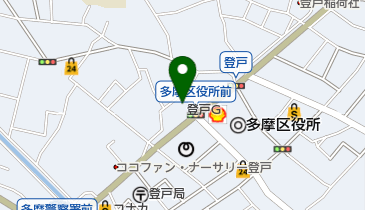 登戸ゴルフセンターの地図画像