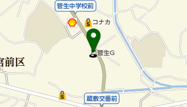 菅生ゴルフセンターの地図画像