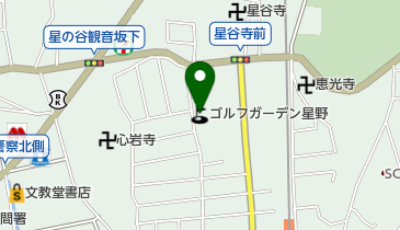 ゴルフガーデン星野の地図画像