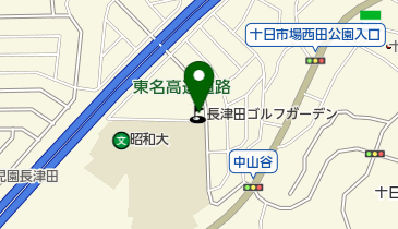 長津田ゴルフガーデンの地図画像