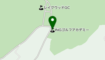 INGゴルフアカデミーの地図画像