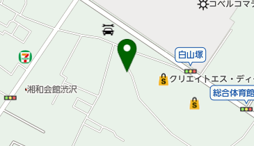 湘南ベルマーレ秦野フットサルコートの地図画像
