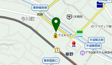 T.T秦野マスターズボウルの地図画像