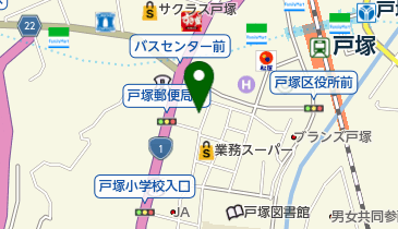 タイトーステーション戸塚西口店の地図画像