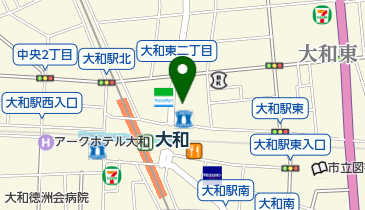 アドアーズ大和店の地図画像