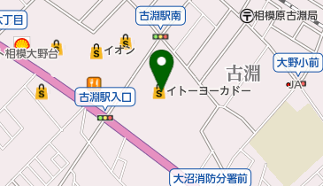GiGOイトーヨーカドー古淵の地図画像