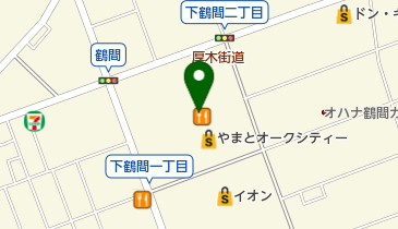 プレイランド大和鶴間店の地図画像