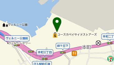 トンデミ横須賀コースカベイサイドストアーズ店の地図画像