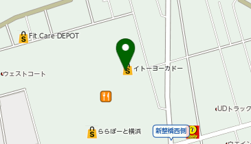 イトーヨーカドーららぽーと横浜2Fゲームコーナーの地図画像