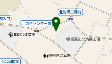 さがみはら北の丘センタープールの地図画像