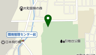 大和市引地台温水プールの地図画像