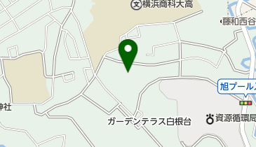 旭プールの地図画像