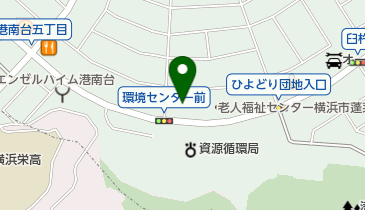 港南プールの地図画像