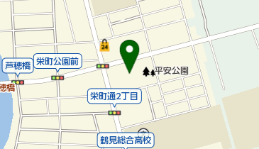 平安公園プールの地図画像