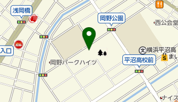 岡野公園プールの地図画像