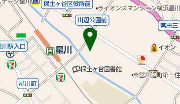 川辺公園プールの地図画像