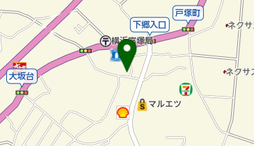 大坂下公園プールの地図画像