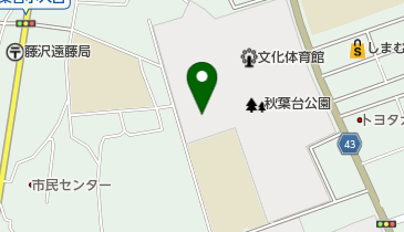 秋葉台公園プールの地図画像