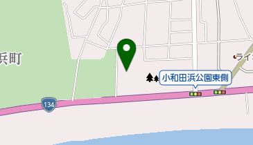 茅ヶ崎市営浜須賀水泳プールの地図画像