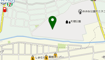 秦野市立おおね公園温水プールの地図画像