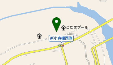 こだまプールの地図画像