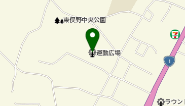 横浜市東俣野中央公園運動広場の地図画像