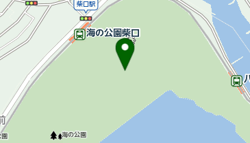 横浜市金沢海の公園ジョギングコースの地図画像
