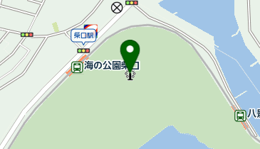 横浜市金沢海の公園なぎさ広場の地図画像