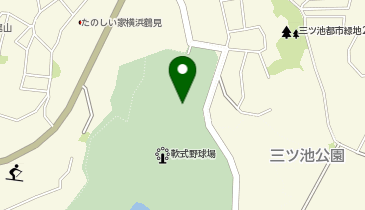神奈川県立三ツ池公園多目的広場の地図画像