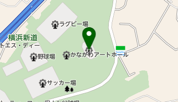 神奈川県立保土ケ谷公園運動広場の地図画像