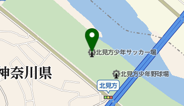 北見方少年サッカー場の地図画像