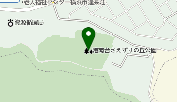 港南台さえずりの丘公園多目的広場の地図画像