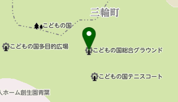 こどもの国総合グラウンドの地図画像