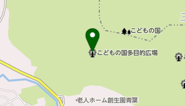 こどもの国多目的広場の地図画像