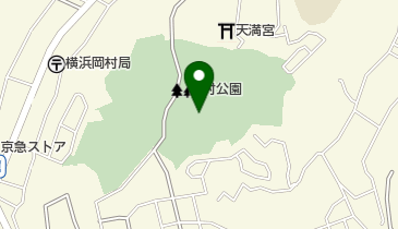 横浜市岡村公園野球場の地図画像