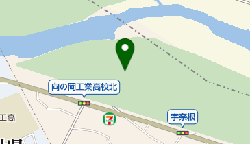 宇奈根球場の地図画像