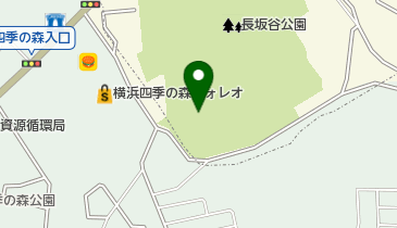 横浜市長坂谷公園野球場の地図画像